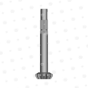 Ritzelwelle 14-26 Z=14 M=6 Krone