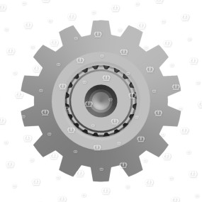 Ritzelwelle 14-26 Z=14 M=6 Krone