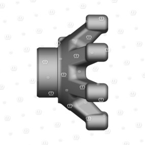 Klauenkupplung Z=8 Krone