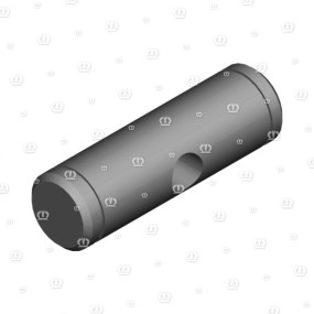 Bolzen Rd=40X130 Krone