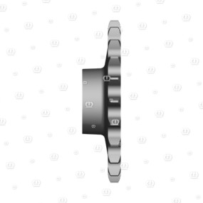 Kettenrad 1″ Z=22 Krone
