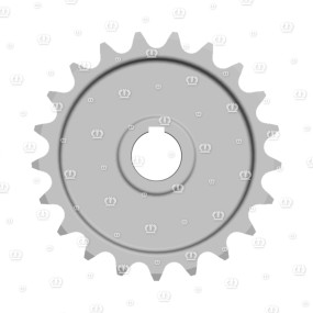 Kettenrad 21Z. 1-1/4″,45B. Krone