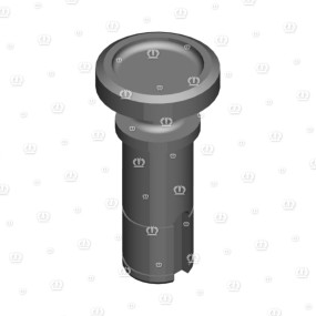 Kettenradwelle Z=6 35X69 Krone