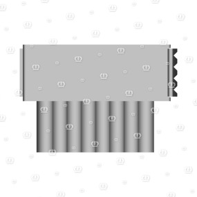 Stecker 16-P Bu Schwarz Krone