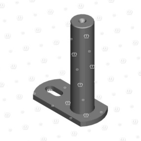 Bolzen 25X124 Krone