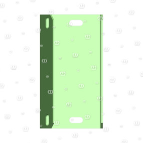 Winkelhalter Warntafel Krone