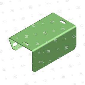 Winkelhalter Warntafel Krone