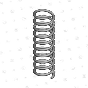 Druckfeder 1,5X11,5X45 Krone