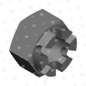 Kronenmutter M 20 Ho. 935 9088191
