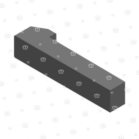 Nasenkeil 10X8X40 Din 6887 Krone