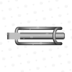 Rohr-Klappstecker 8X50 Krone