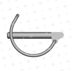 Rohr-Klappstecker 8X50 Krone