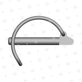 Rohr-Klappstecker 8X50 Krone