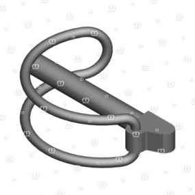 Rohr-Klappstecker 8X50 Krone