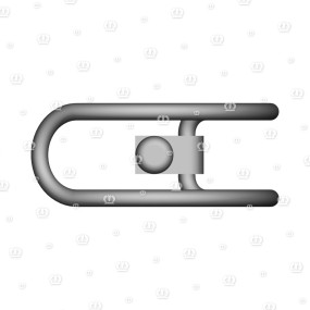 Rohr-Klappstecker 8X50 Krone