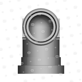 Sae-Flanschadapter 90 Grad Krone