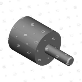 Gummipuffer Rd15X15 Krone 9242020