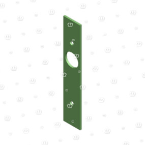 Halteplatte Krone