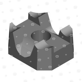 Distanzstueck F.schraube Krone