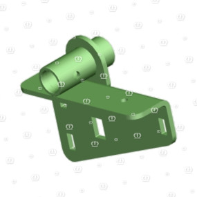 Umlenkrollenhalter links Krone 200648010