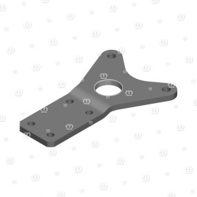 Scharnierplatte mit Buchse Krone 2608600
