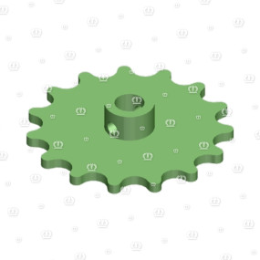Spindelrad Krone 2686422