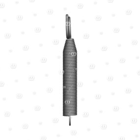 Zugfeder 2,5X21X180 Krone