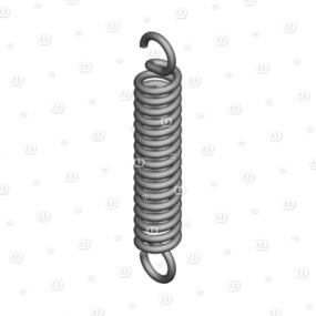 Zugfeder 4X19X100 Krone 2765841