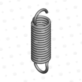 Zugfeder 2,8X17,2X71,3 Krone 2817533