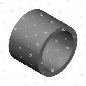 Buchse 33,7X3,25X25 Krone