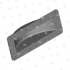 Kollektordeckel Aluminium Krone 3520552