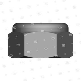 Sicherungsmutter Niedr.form M12X1,5 Zn8 Krone