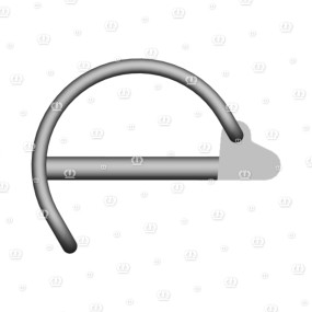 Rohr-Klappstecker 4,5 X 40 Zn8 Krone