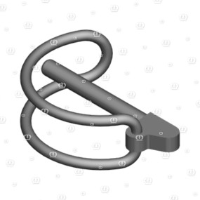 Rohr-Klappstecker 4,5 X 40 Zn8 Krone