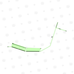 Klappkupplungsblech links (753/903) Krone