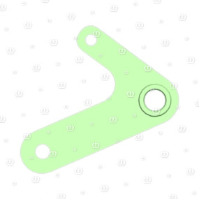 Kettenspannerarm Krone