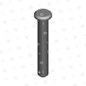Bolzen mit Kopf 12 X 80 Zn8 Krone