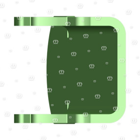 Blechhalter Krone