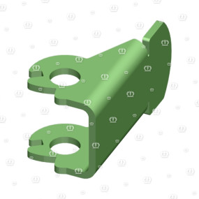 Blechhalter Krone