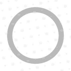 Passcheibe 45X55X0,1 Krone