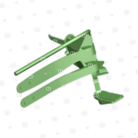 Spitzenhalter mittelteil, rechts Krone