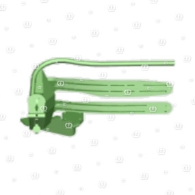 Spitzenhalter mittelteil, rechts Krone
