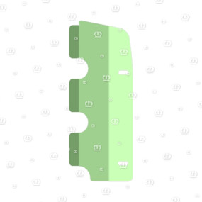 Verschleißblech Einweisbl. Schmal rechts Krone