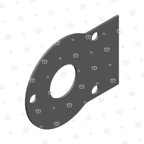Verschlussblech Batteriekasten Big X Krone 2170140