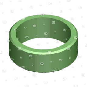 Distanzring 44,5X4,5X16 Krone
