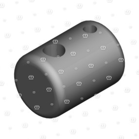 Verstellstueck Rd=40X55 Krone