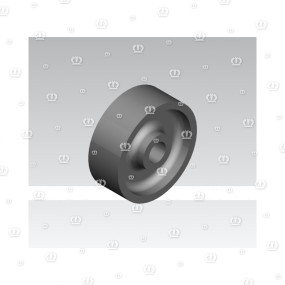 Rolle Rd.40X15 Kunstst. Krone 2792951
