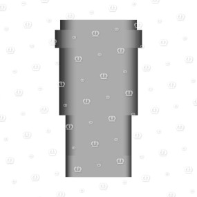 Stecker 2-P Bu Grau Krone