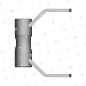 Schaltgabel (Weite 108) Krone