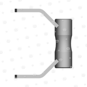 Schaltgabel (Weite 108) Krone